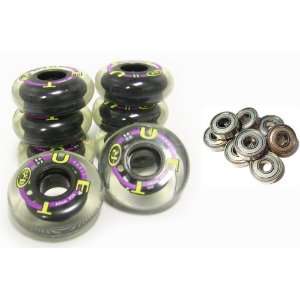  TRUE SPORT YOUTH Inline Skate Replacement Wheels 64mm 