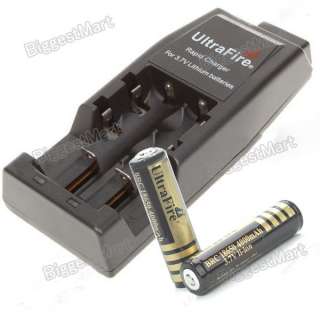 UltraFire Protected 18650 3.7 4000mAh Li ion Battery Plus 18650 