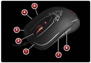  SteelSeries Diablo III Gaming Mouse Electronics