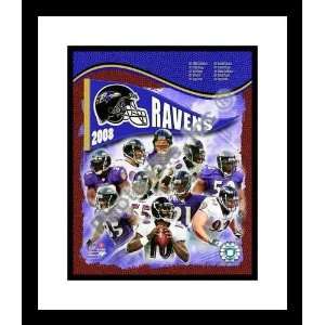  2008 Baltimore Ravens Team Composite NFL Framed 8x10 