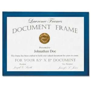  Lawrence Frames Blue Wood Certificate Picture Frame 