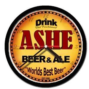  ASHE beer and ale wall clock 