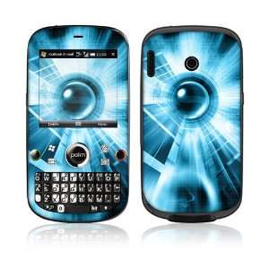 Palm Treo Plus Skin Decal Sticker  Abstract Blue Tech 