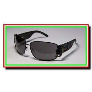 AUTHENTIC NEW ED HARDY CRUNK ROCK 034 DESIGNER BLACK TEMPLES GRAY 