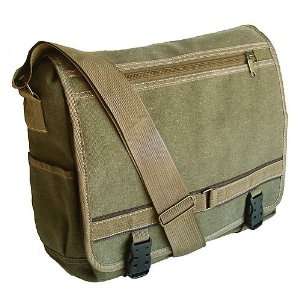  Military Inspired Canvas Messenger Bag Backpack Laptop Bag 