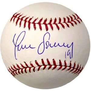  Yunel Escobar Autographed Baseball
