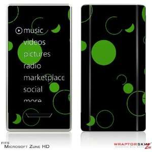  Zune HD Skin   Lots of Dots Green on Black by WraptorSkinz 