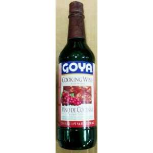 Goya Red Cooking Wine (Vino Seco Tinto) Grocery & Gourmet Food