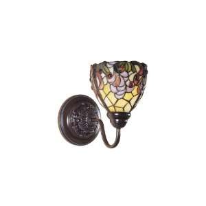 Dale Tiffany TW100851 Jacqueline Fancy Wall Sconce Light, Bronze and 
