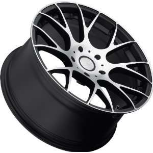  Concept One 787 C 8 Flat Black Wheel with Machined Finish 