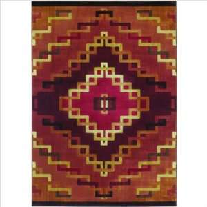  New West Helix Red Southwestern Rug Size 55 x 78 