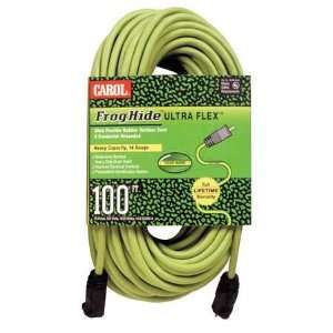  CAROL 06200.61.06 Ext Cord,12AWG,15A,SJOW,100Ft, Green 