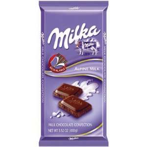 MILKA Alpine Milk Chocolate Bar 10 Count  Grocery 
