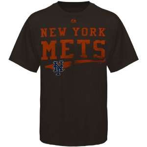  MLB Majestic New York Mets Empty Bullpen Pigment Dyed T 
