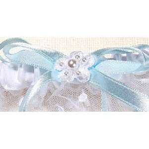  Bridal Garter sets by 24 7Accessories White Blue 