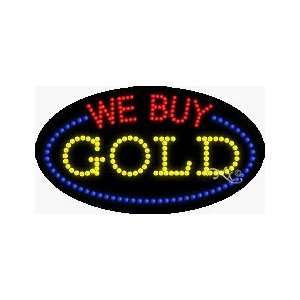  New Window Open Sign   We Buy Gold Flashing LED Signage 