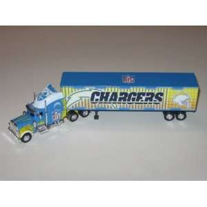   CHARGERS Diecast 180 Scale Replica 05 Peterbilt Tractor Trailer Truck