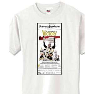  Pittsburgh Post Gazette Victory White T Shirt Sports 