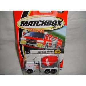   100 WHITE AND RED BUILD IT SERIES PETERBILT CEMENT TRUCK DIE CAST