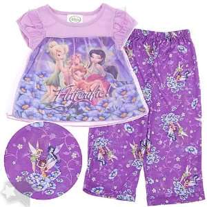  Tinker Bell Flitterific Purple Pajamas for Infant Girls 12 