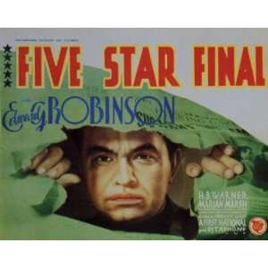  Five Star Final   Movie Poster   11 x 17