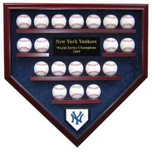 Homeplate Heroes 2009 World Series Yankees Homeplate Shaped Display 