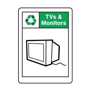  TVS & MONITORS Sign   10 x 7