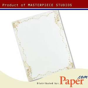  Masterpiece Gold Party Letterhead   8.5 x 11   100 Sheets 