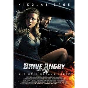  Drive Angry Movie Poster #01 24x36
