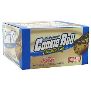  Labrada Nutrition Hi Protein Cookie Roll Chocolate Chip 12 
