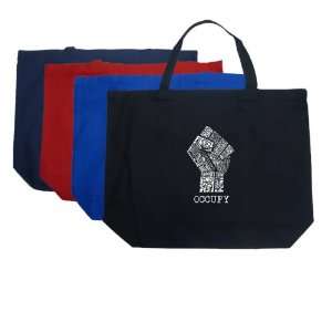  Large Royal Occupy Wall Street Tote Bag   Created using 