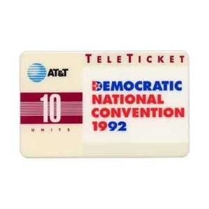  Collectible Phone Card 10u,25u,50u 1992 Democratic & 10u 