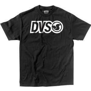  DVS Core Logo Mens Short Sleeve Casual Shirt   Black 