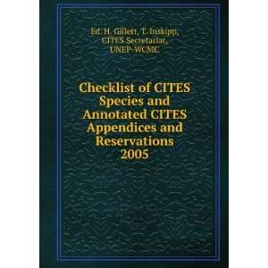  Checklist of CITES Species and Annotated CITES Appendices 