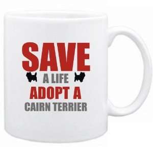  New  Save A Life , Adopt A Cairn Terrier  Mug Dog