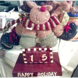    Reindeer Date Keeper   Happy Holiday Calendar 
