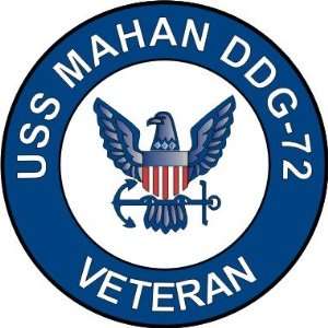  US Navy USS Mahan DDG 72 Ship Veteran Decal Sticker 3.8 6 