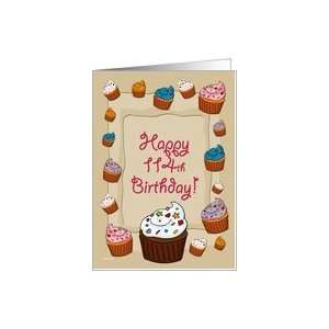  114th Birthday Cupcakes Card Toys & Games
