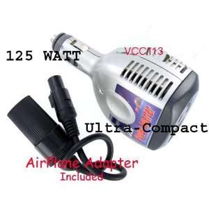  125w Car Power Adapter with Fan for Laptops Notebooks and 