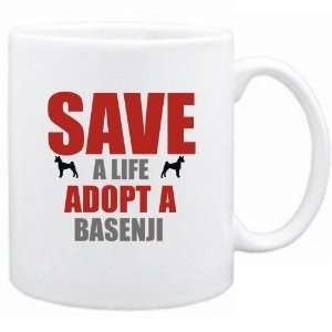  New  Save A Life , Adopt A Basenji  Mug Dog