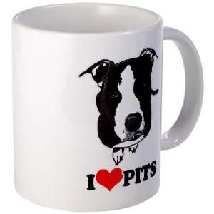  I Love Pits Ceramic Coffee Mug