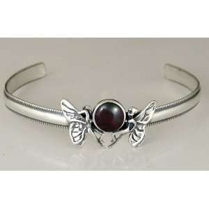   Bracelet Accented with Genuine Bloodstone The Silver Dragon Jewelry
