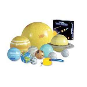 Learning Resources Inflatable Solar System Set; Teaches planet size 