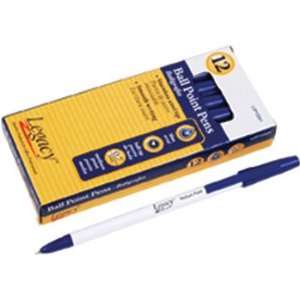  LOP15501 Legacy 15501   Standard Ballpoint Stick Pen, Blue 