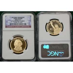  2007 Proof Presidential Coin John Adams 