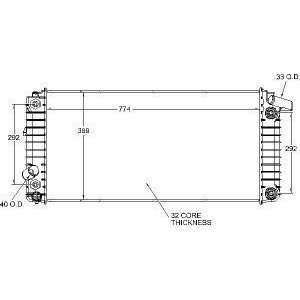  Modine 1786 Radiator Automotive