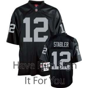  Ken Stabler Oakland Raiders Personalized Autographed 