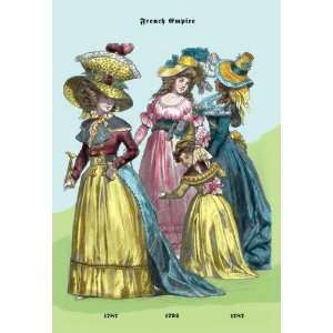 Exclusive By Buyenlarge French Empire Dresses 18th Century 24x36 