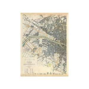 Paris, France, c.1834 Giclee Poster Print, 12x14 