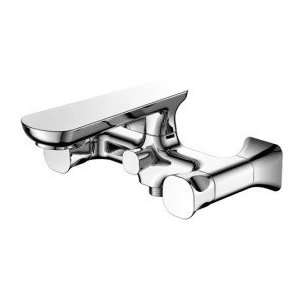  Contemporary Solid Brass Tub Faucet Chrome Finish